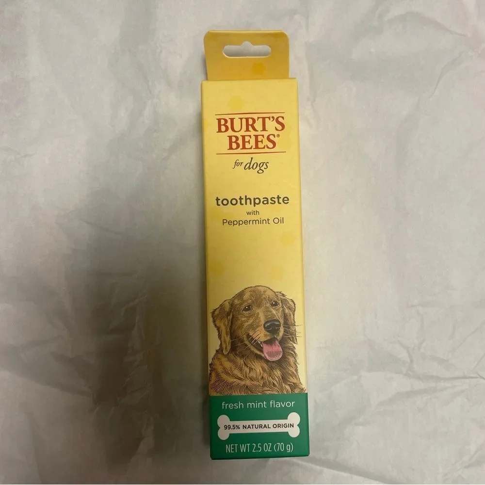 NWT! Burt Bee's Dog Toothpaste Set of 2